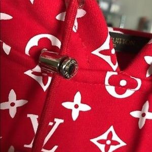 supreme x louis Vuitton hoodie